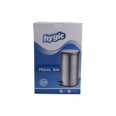 Hygic Stainless Steel Pedal Bin | Dust Bin - hotpackwebstore.com - Pedal Bin