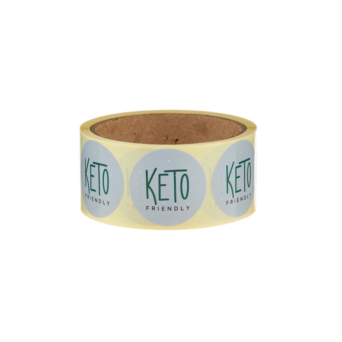 Keto Sticker Roll 250 Pieces - hotpackwebstore.com - Stickers