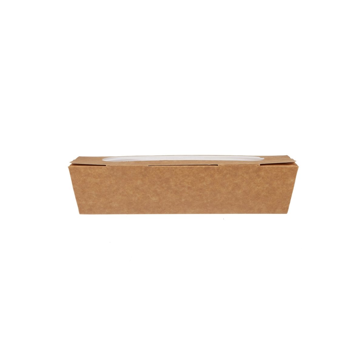 Kraft Baguette Box With Window - hotpackwebstore.com - 