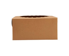 Kraft Cake Box Round With Window 100 Pieces - hotpackwebstore.com - Cake Boxes