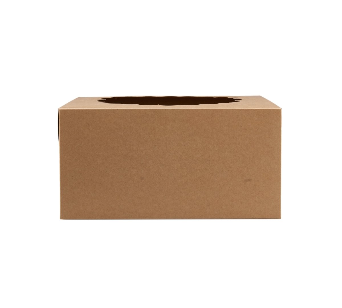 Kraft Cake Box Round With Window 100 Pieces - hotpackwebstore.com - Cake Boxes