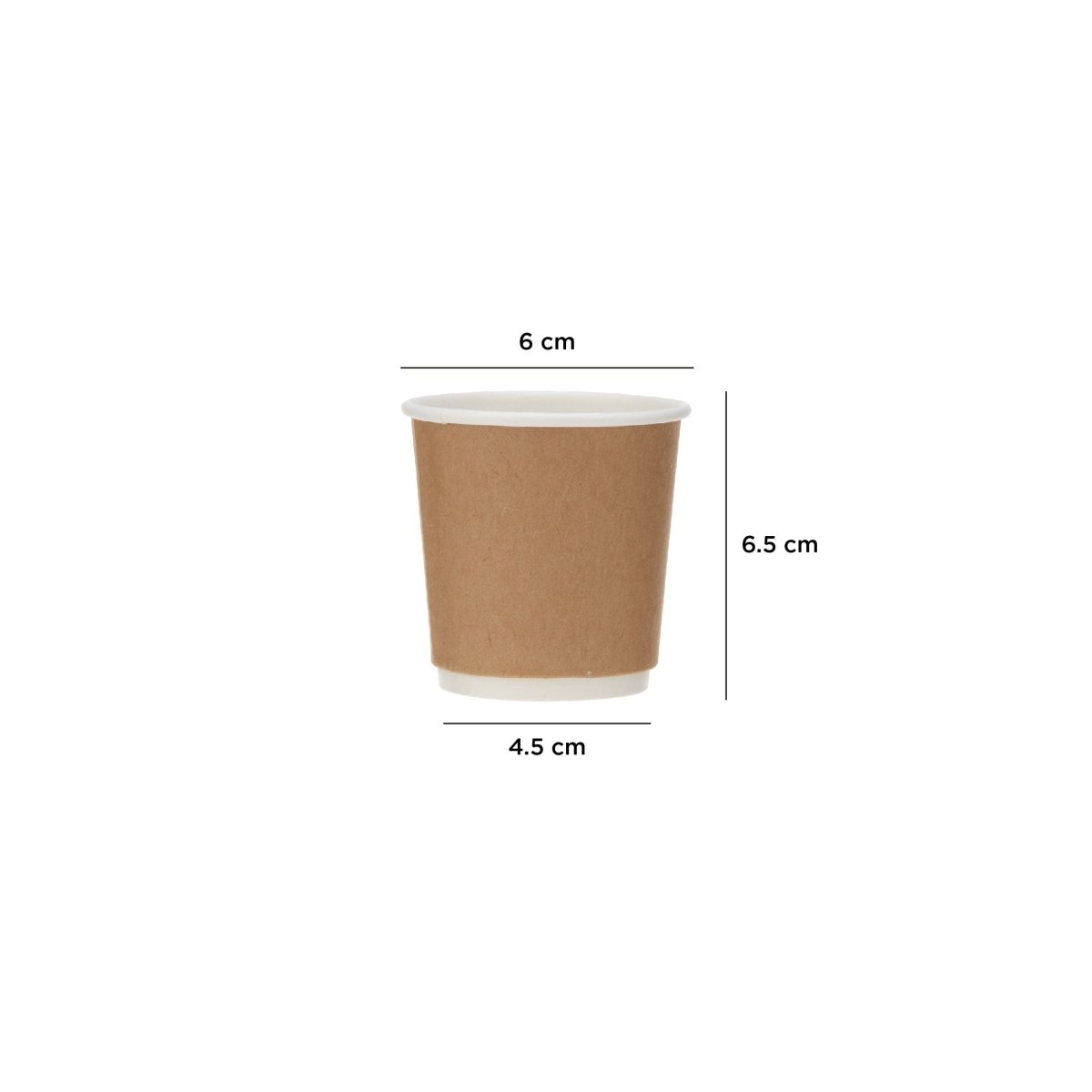 Kraft Double Wall Paper Cups - hotpackwebstore.com - Double Wall Paper Cups