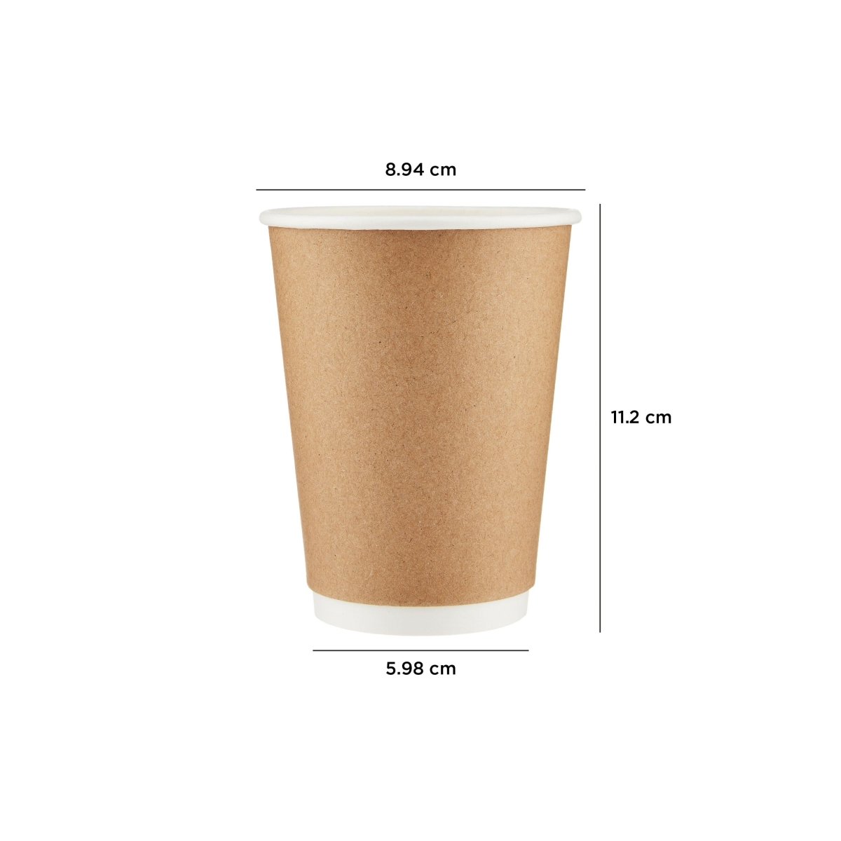 Kraft Double Wall Paper Cups - hotpackwebstore.com - Double Wall Paper Cups