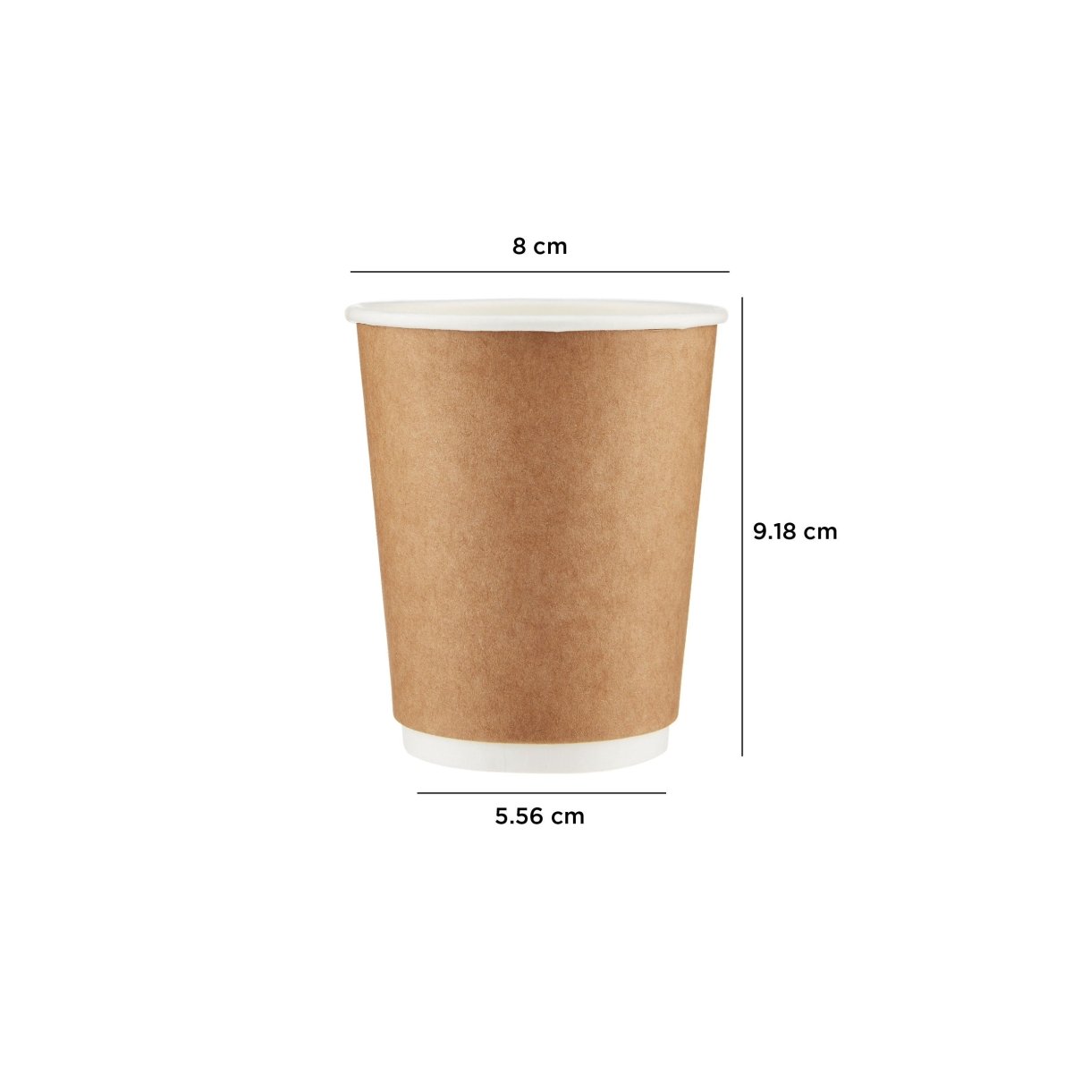 Kraft Double Wall Paper Cups - hotpackwebstore.com - Double Wall Paper Cups