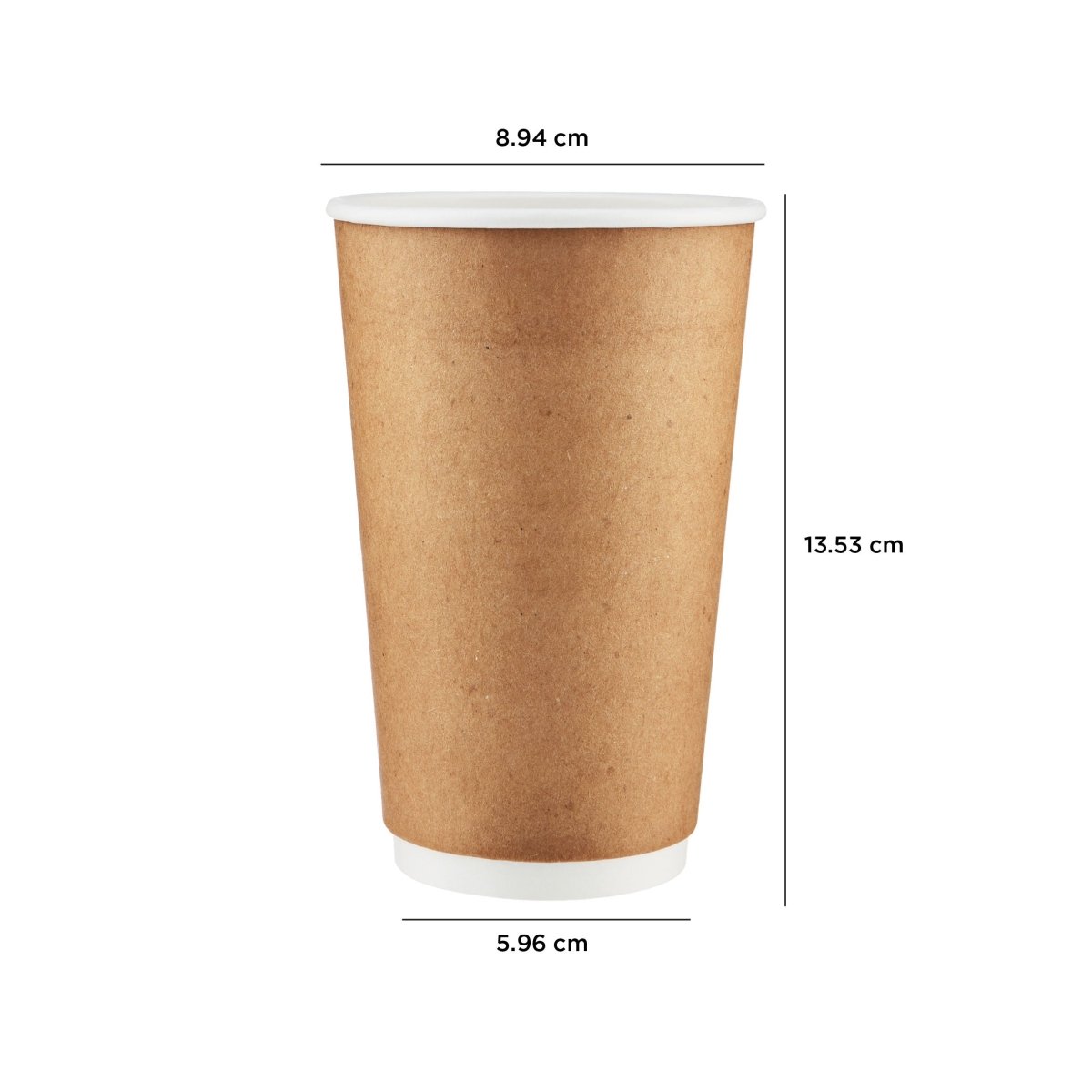 Kraft Double Wall Paper Cups - hotpackwebstore.com - Double Wall Paper Cups