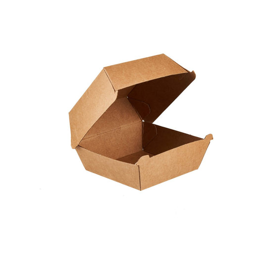 Kraft Flute Burger Box - hotpackwebstore.com - 