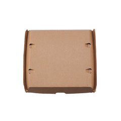 Kraft Flute Dinner Box 17.8X16X8 cm 150 Pieces - hotpackwebstore.com - Meal Boxes