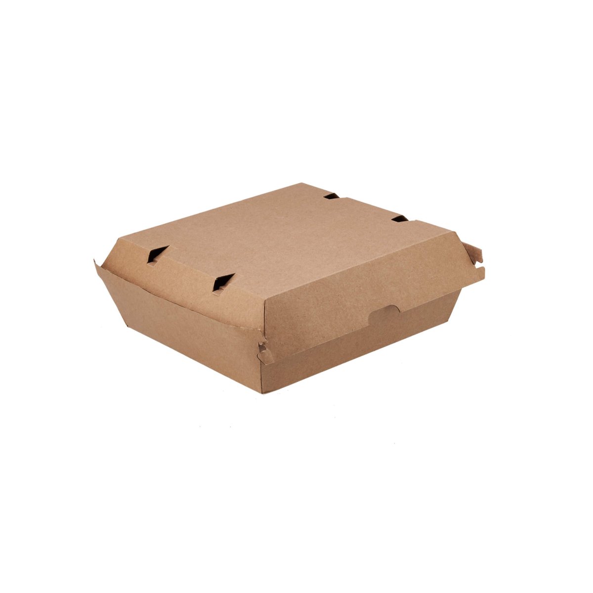 Kraft Flute Dinner Box 17.8X16X8 cm 150 Pieces - hotpackwebstore.com - Meal Boxes