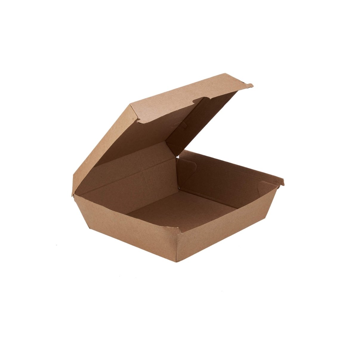 Kraft Flute Dinner Box 17.8X16X8 cm 150 Pieces - hotpackwebstore.com - Meal Boxes