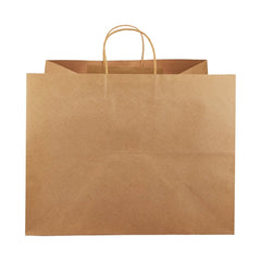 Kraft Gift Paper Bag 43 x 33 x 33 cm 1 Piece - hotpackwebstore.com - Twisted Handle Paper Bags