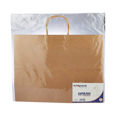 Kraft Gift Paper Bag 43 x 33 x 33 cm 1 Piece - hotpackwebstore.com - Twisted Handle Paper Bags