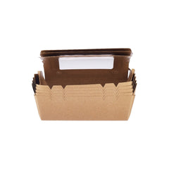 Kraft Lunch Box with Window - hotpackwebstore.com - Kraft Lunch Box