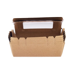 Kraft Lunch Box with Window - hotpackwebstore.com - Kraft Lunch Box