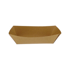 Kraft Paper Boat Tray - hotpackwebstore.com - Paper Trays