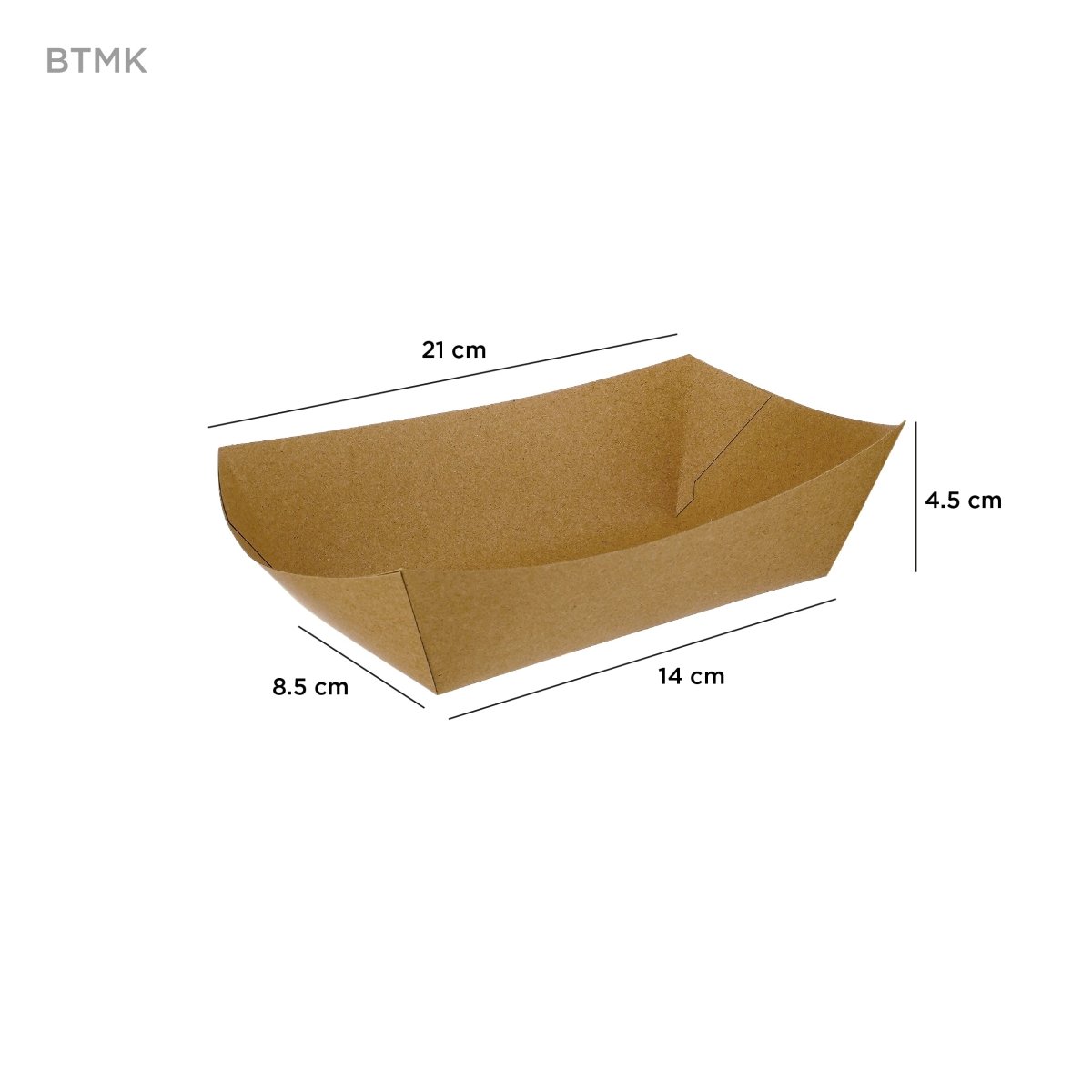 Kraft Paper Boat Tray - hotpackwebstore.com - Paper Trays