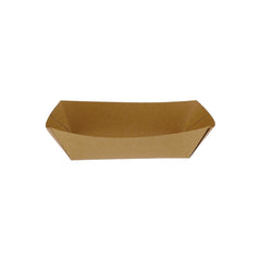 Kraft Paper Boat Tray - hotpackwebstore.com - Paper Trays