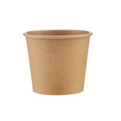 Kraft Paper Portion Cups with Lid - hotpackwebstore.com - Portion Cups