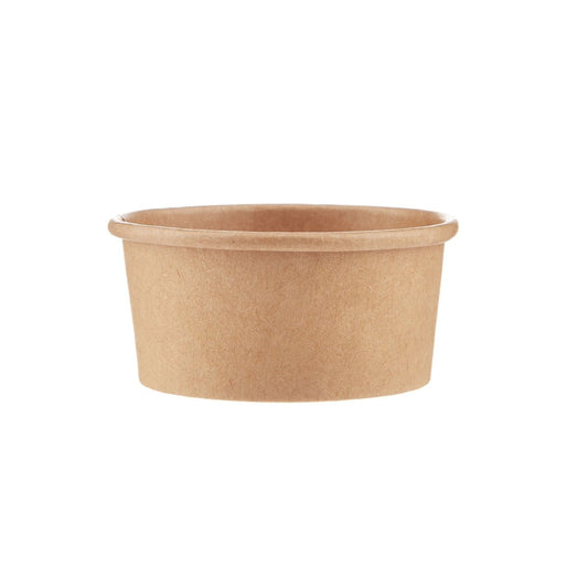 Kraft Paper Portion Cups with Lid - hotpackwebstore.com - Portion Cups