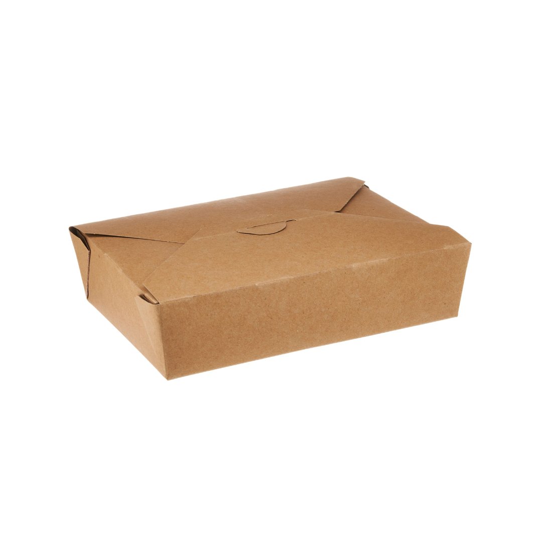 Kraft PE Takeaway Box - hotpackwebstore.com - Lunch Boxes