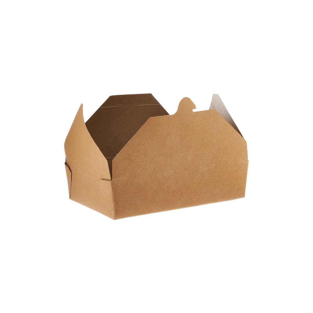 Kraft PE Takeaway Box - hotpackwebstore.com - Lunch Boxes