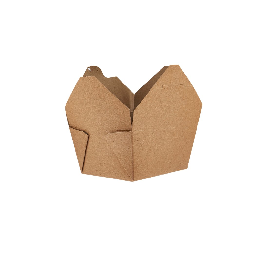 Kraft PE Takeaway Box - hotpackwebstore.com - Lunch Boxes