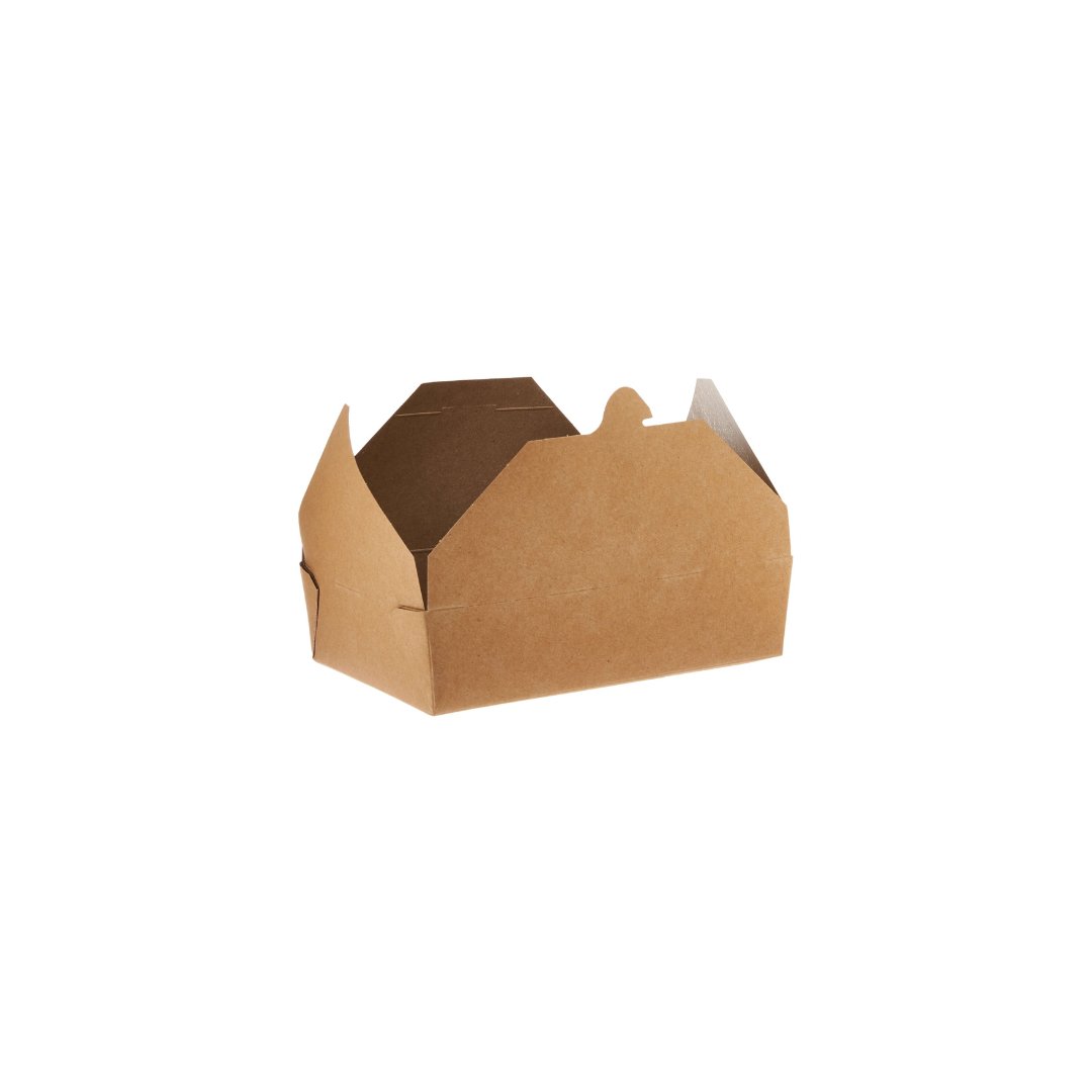 Kraft PE Takeaway Box - hotpackwebstore.com - Lunch Boxes