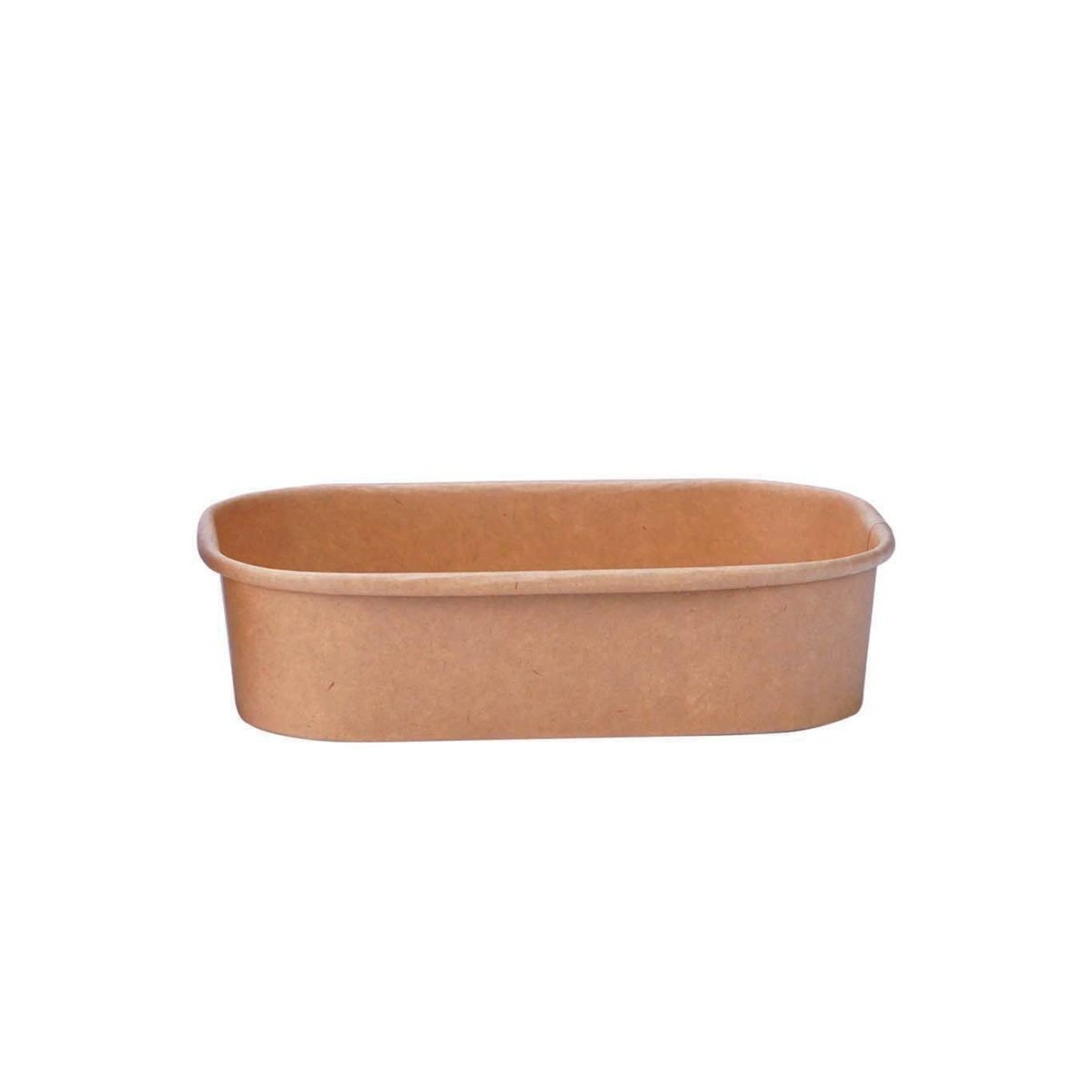 Kraft Rectangular Container 300 Pieces - hotpackwebstore.com - Salad Boxes