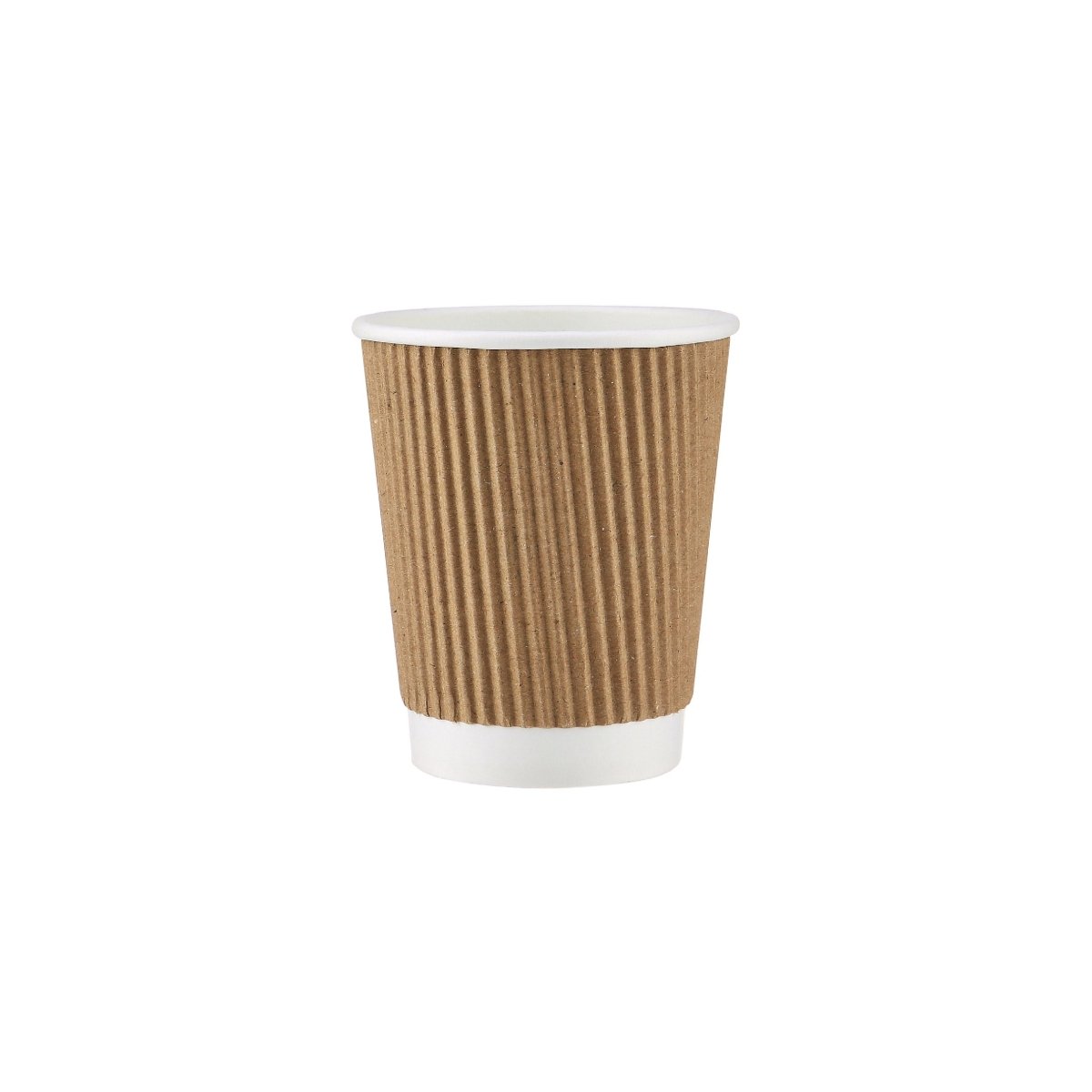 Kraft Ripple Paper Cups - hotpackwebstore.com - Paper Products