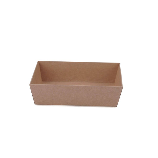 Kraft Salad Container 13.6x13.6x3.5 cm 400 Pieces - hotpackwebstore.com - Salad Boxes