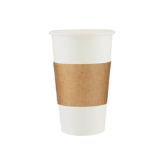 Kraft Sleeves for Paper Cups 1000 Pieces