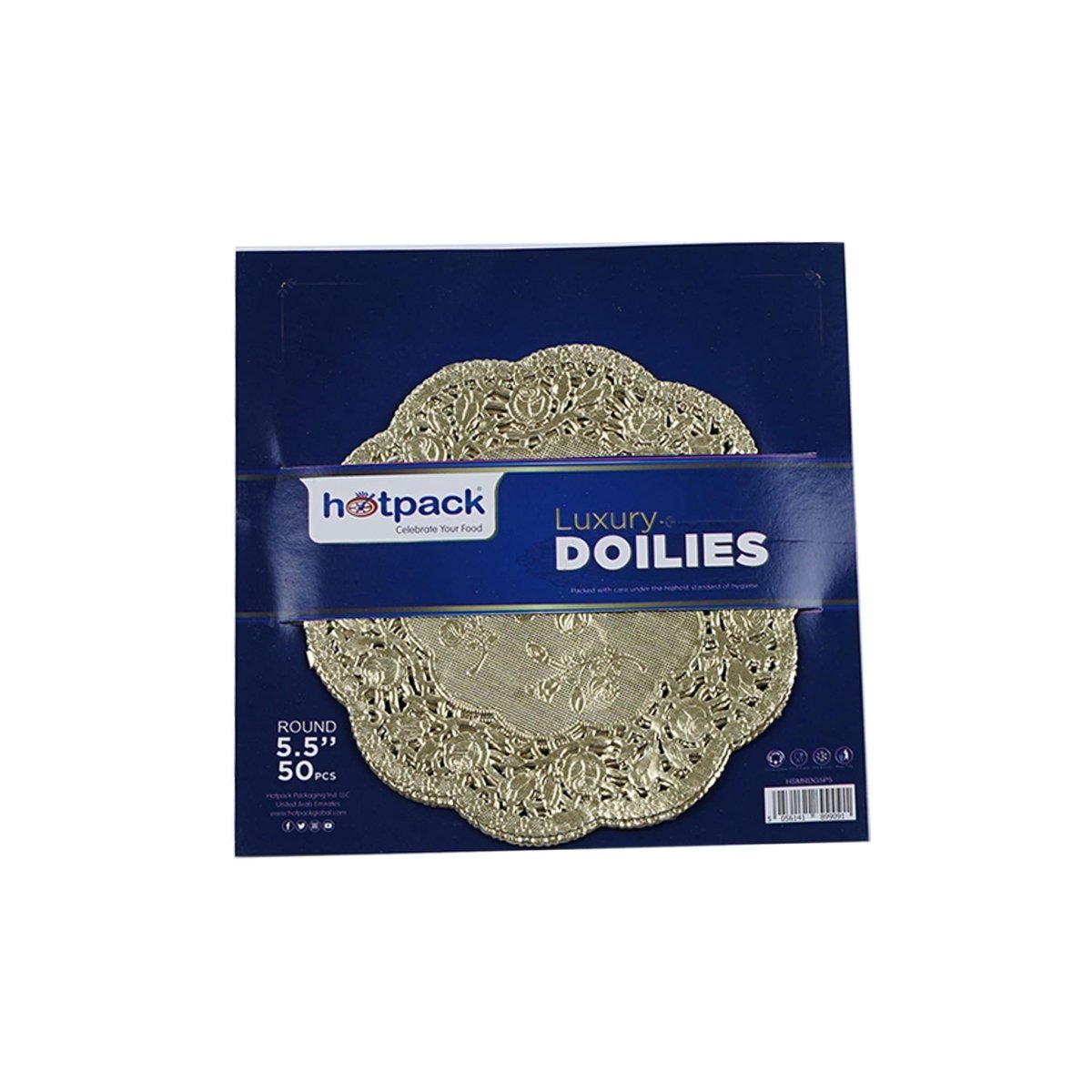 Luxury Round Doilies Paper 5.5 50 Pieces - hotpackwebstore.com - Paper Doilies