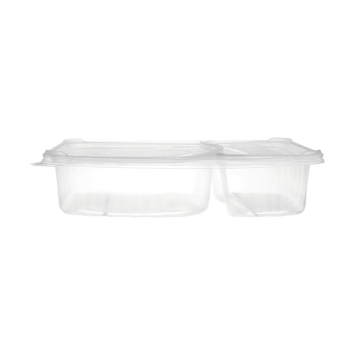 Microwave 2 Compartment Container With Lid - hotpackwebstore.com - Microwavable Containers