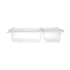 Microwave 2 Compartment Container With Lid - hotpackwebstore.com - Microwavable Containers