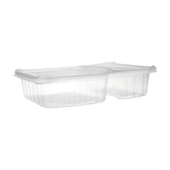 Microwave 2 Compartment Container With Lid - hotpackwebstore.com - Microwavable Containers