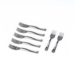 Mini - Tasting Silver Forks 50 Pieces - hotpackwebstore.com - Plastic Cutleries