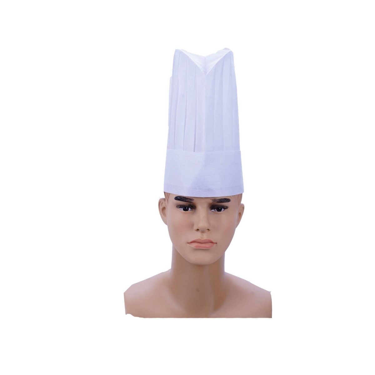 Non Woven Chef Hat 11 Inch White 50 Pieces X 4 Packts - hotpackwebstore.com - Chef Hats