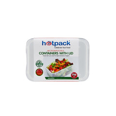 Offer Pack Clear Microwavable Rectangle Container - hotpackwebstore.com - Microwavable Containers