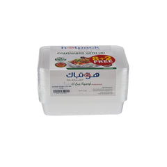 Offer Pack Clear Microwavable Rectangle Container - hotpackwebstore.com - Microwavable Containers