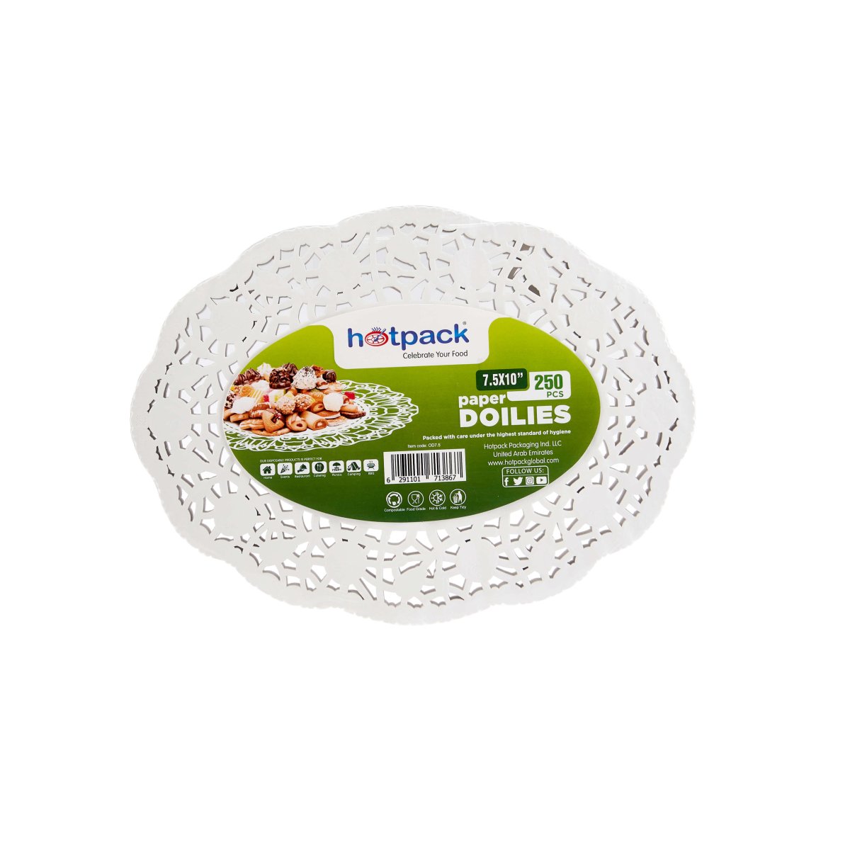 Oval Paper Doilies - hotpackwebstore.com - Paper Doilies