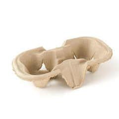 PAPER CORRUGATED 2 - CUP HOLDER 600 Pieces - hotpackwebstore.com - Cup Carriers