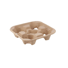 Paper Corrugated 4 - Cup Holder 300 Pieces - hotpackwebstore.com - Cup Carriers