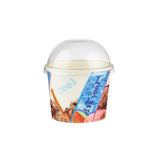 Paper Ice Cream Cup Printed - hotpackwebstore.com - Ice Cream Bowls