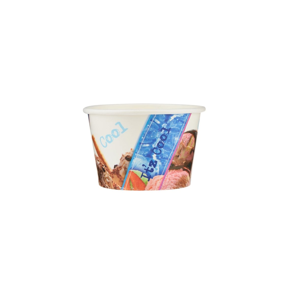 Paper Ice Cream Cup Printed - hotpackwebstore.com - Ice Cream Bowls