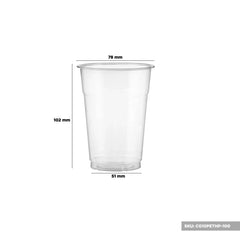 PET Clear Juice Cup 78 Diameter - hotpackwebstore.com - Juice Cups