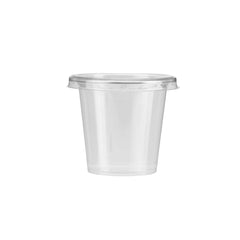 PET Clear Portion Cup with Lid