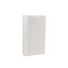 Pinch Flat Bottom Bags White Paper Bag - hotpackwebstore.com - Flat Bottom Paper Bags