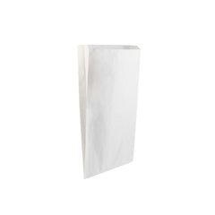 Pinch Flat Bottom Bags White Paper Bag - hotpackwebstore.com - Flat Bottom Paper Bags