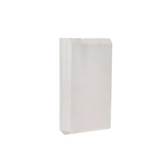 Pinch Flat Bottom Bags White Paper Bag - hotpackwebstore.com - Flat Bottom Paper Bags