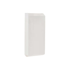 Pinch Flat Bottom Bags White Paper Bag - hotpackwebstore.com - Flat Bottom Paper Bags