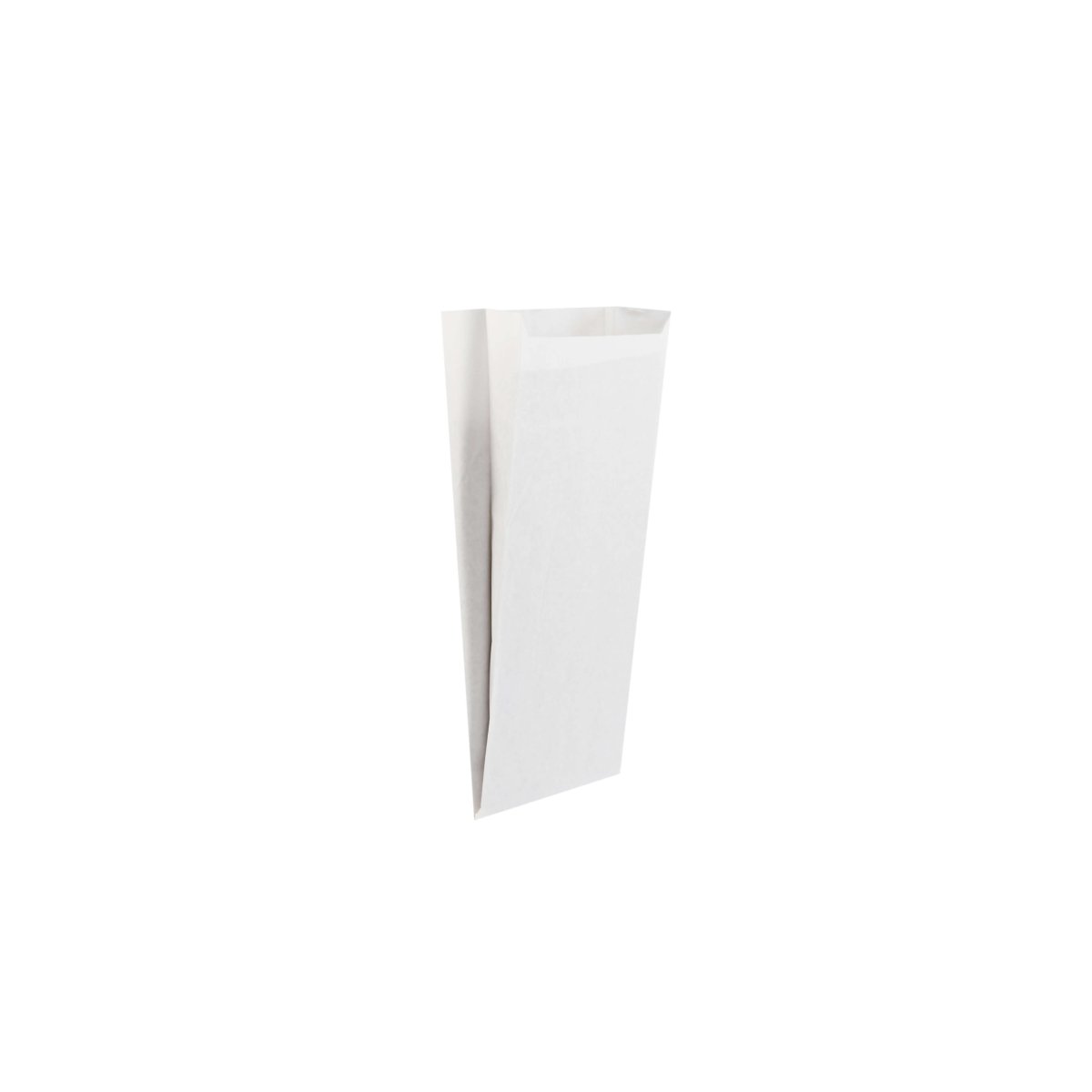 Pinch Flat Bottom Bags White Paper Bag - hotpackwebstore.com - Flat Bottom Paper Bags